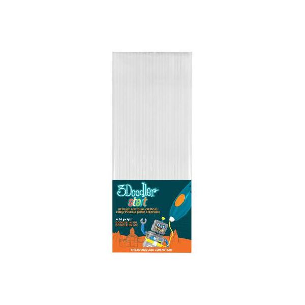 

Стержень для 3D-ручки 3Doodler Start белые 24 шт (3DS-ECO01-WHITE-24)