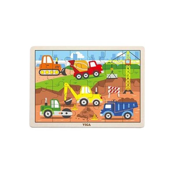 

Пазл Viga Toys Строительная техника (51463)