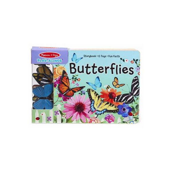 

Развивающая игрушка Melissa&Doug книга с фигурками бабочек (MD31281)