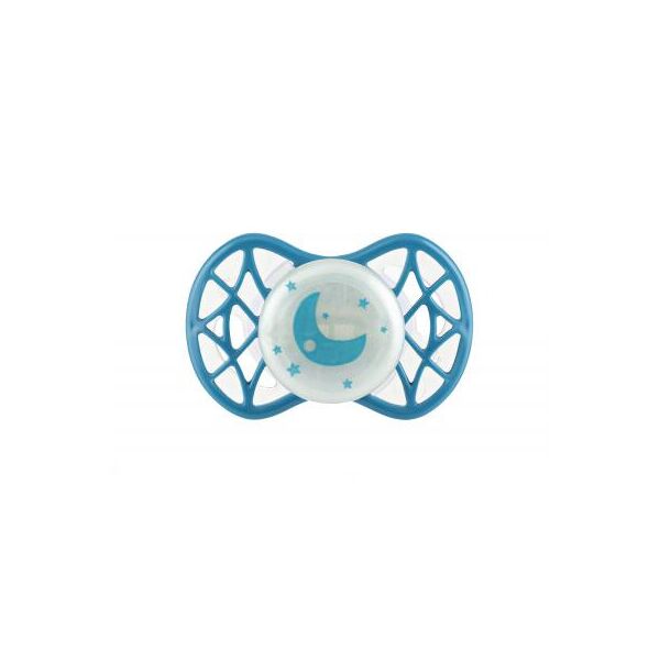 

Пустышка Nuvita Air55 Cool 0m+ ортодонтическая (светящаяся в темноте) (NV7064GE)