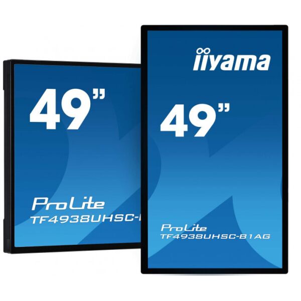 

Монитор сенсорный do zabudowy iiyama ProLite TF4938UHSC-B2AG 4K LED 24/7 OpenFrame AntiGlare