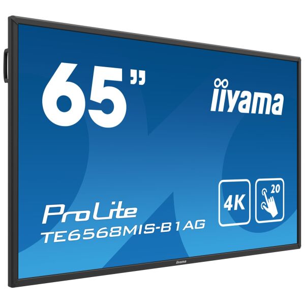 

Монитор Iiyama ProLite - 165.1 cm (65") - IPS - 3840 x 2160 pixels - 500 cd/m² - 4K Ultra HD - 16:9