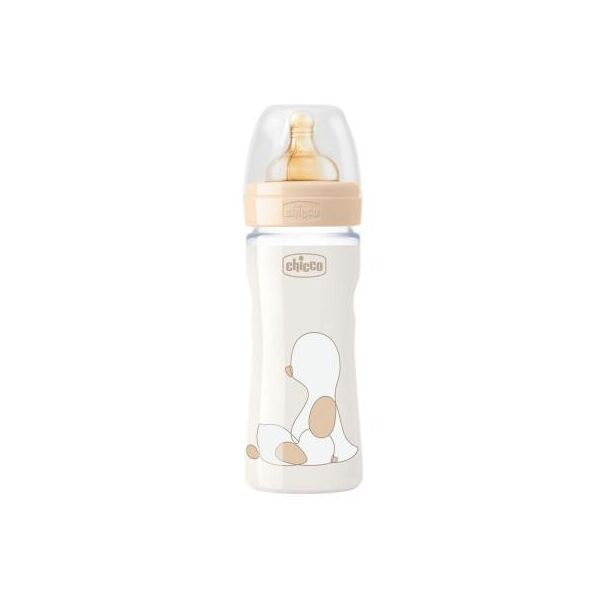 

Бутылочка для кормления Chicco Original Touch с латексной соской 2м+ 250 мл Бежевая (27624.30)