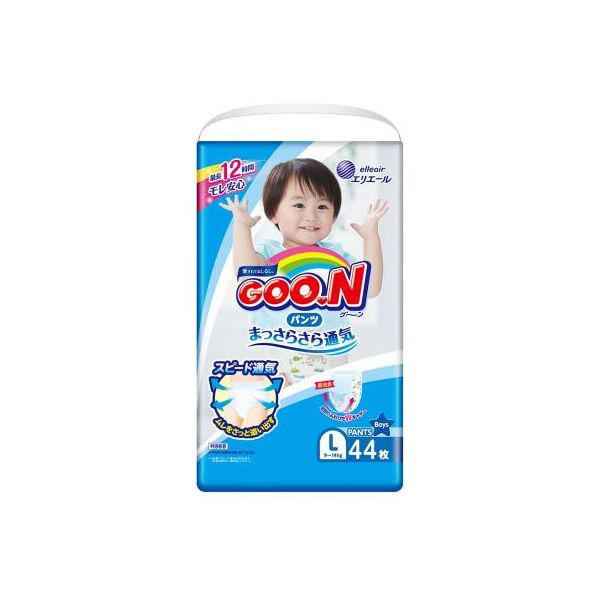 

Подгузник GOO.N L 9 - 14 кг для мальчиков 44 шт (843097)