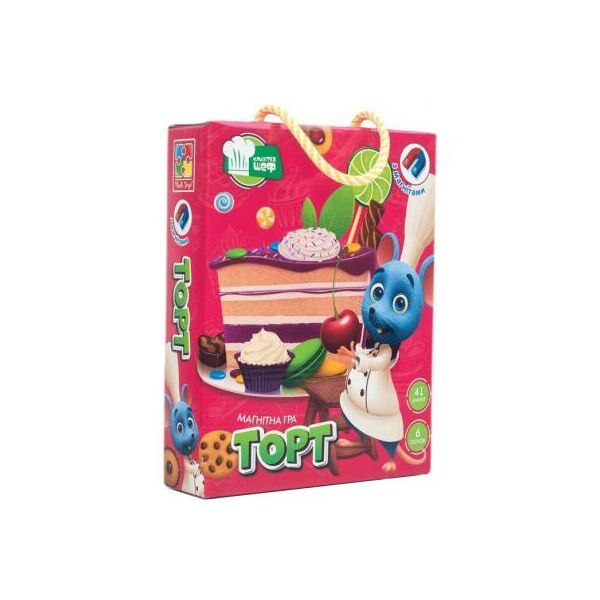 

Развивающая игрушка Vladi Toys Магнитная кулинарная игра Торт, укр. (VT3004-01)