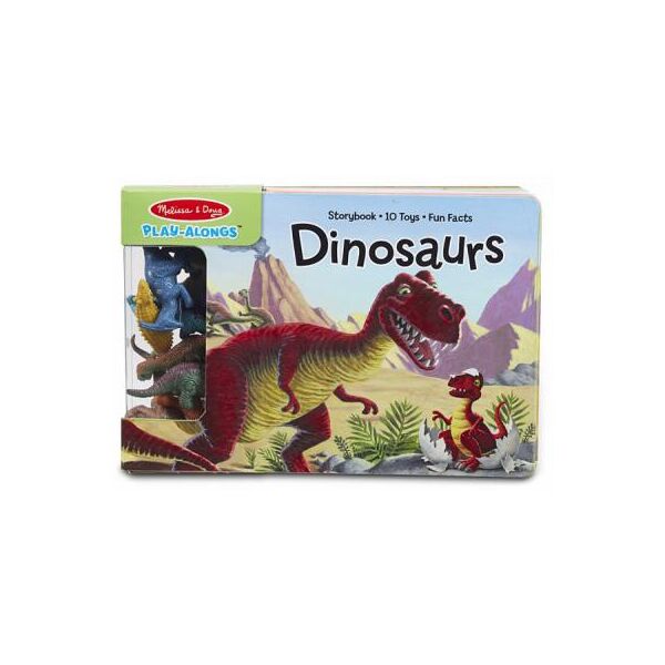 

Развивающая игрушка Melissa&Doug книга фигурками динозавров (MD31284)