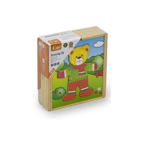 

Развивающая игрушка Viga Toys Гардероб медведя (56401)