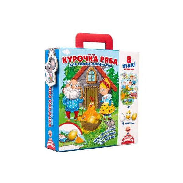 

Пазл Vladi Toys Путешествие сказкой Курочка Ряба, русский язык (VT2909-12)
