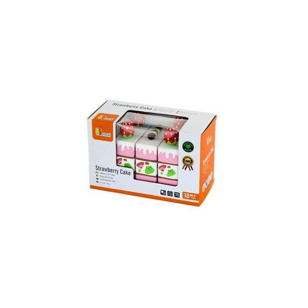 

Игровой набор Viga Toys Клубничный торт (51324)