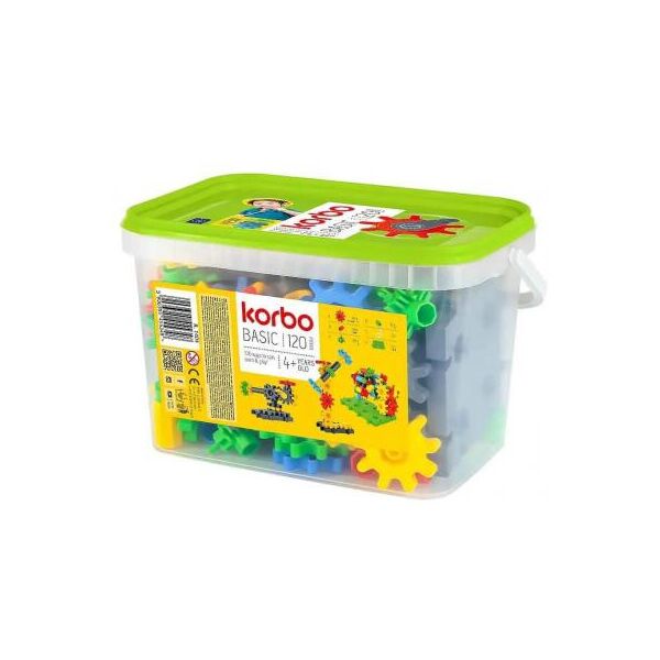 

Конструктор Korbo Basic 120 деталей (65912)
