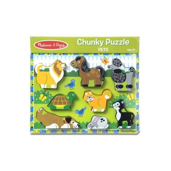 

Развивающая игрушка Melissa&Doug Формовой пазл Домашние животные (MD13724)