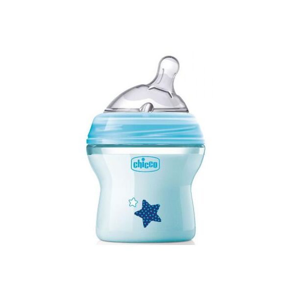 

Бутылочка для кормления Chicco Natural Feeling Color, 150 мл, 0+, голубой (80811.21)