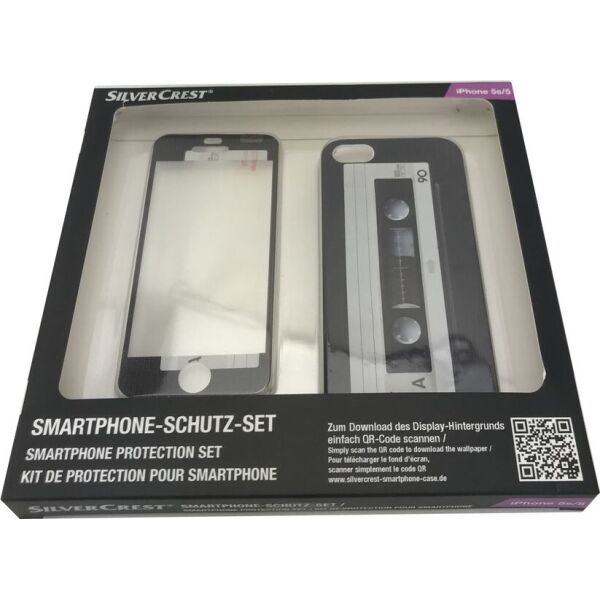 

Чехол для iPhone 5s/5 Silver Crest - черный-белый K01-110336