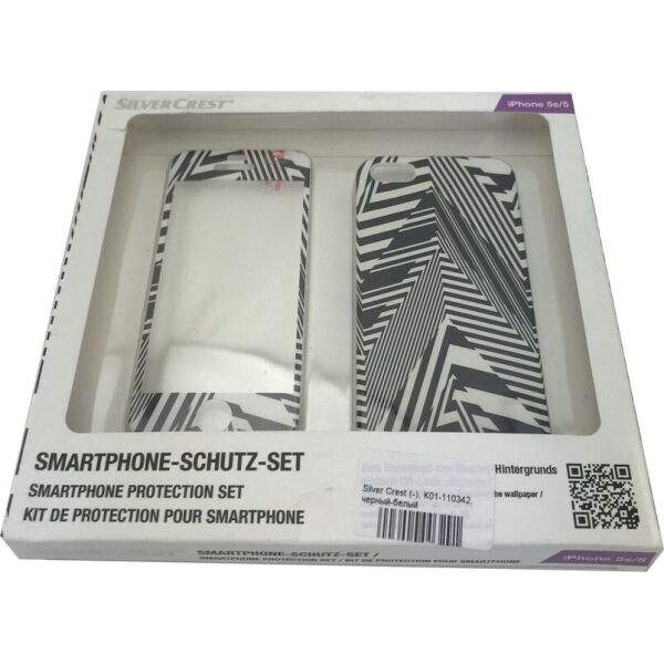 

Чехол для iPhone 5s/5 Silver Crest - черный-белый K01-110342