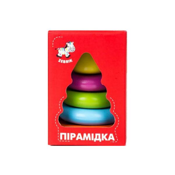

Развивающая игрушка Vladi Toys Пирамидка маленькая цветная (ZB1011-01)