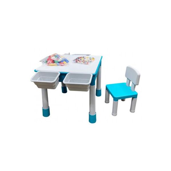 

Детский стол Microlab Toys Конструктор Игровой Центр + 1 стул (GT-16)