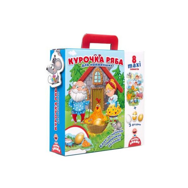 

Пазл Vladi Toys Путешествие сказкой Курочка Ряба, украинский язык (VT2909-10)
