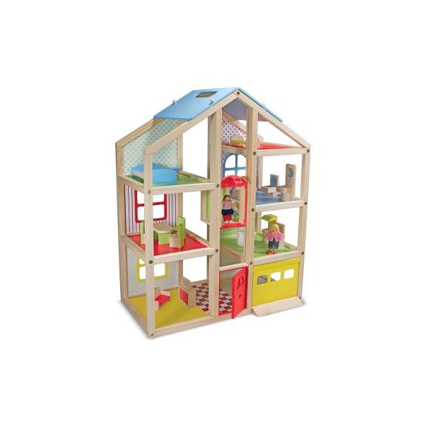 

Игровой набор Melissa&Doug Кукольный домик с подъемником и мебелью (MD2462)