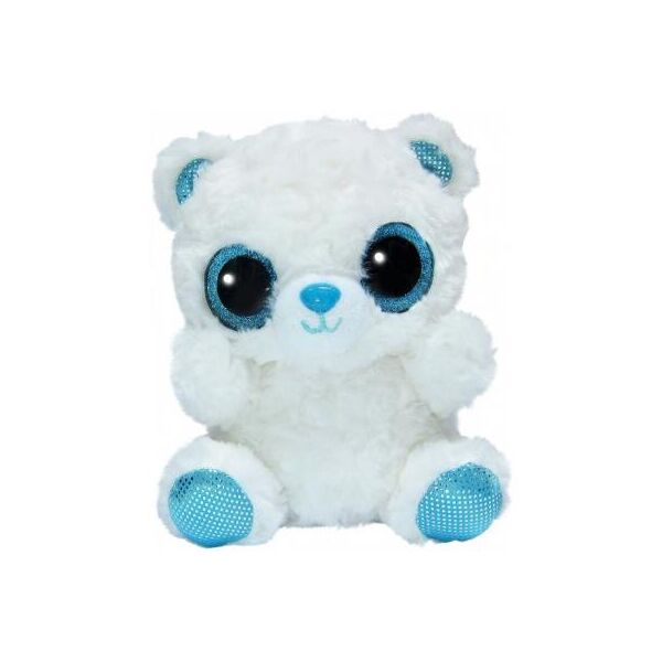 

Мягкая игрушка Aurora Yoo Нoo Полярный медведь сияющие глаза 20 см (170069B)