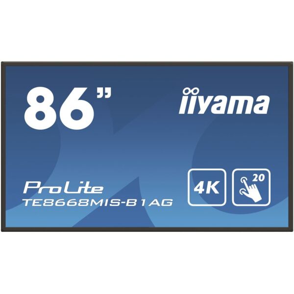 

Монитор Iiyama Led Te8668Mis-B1Ag 86" сенсорный