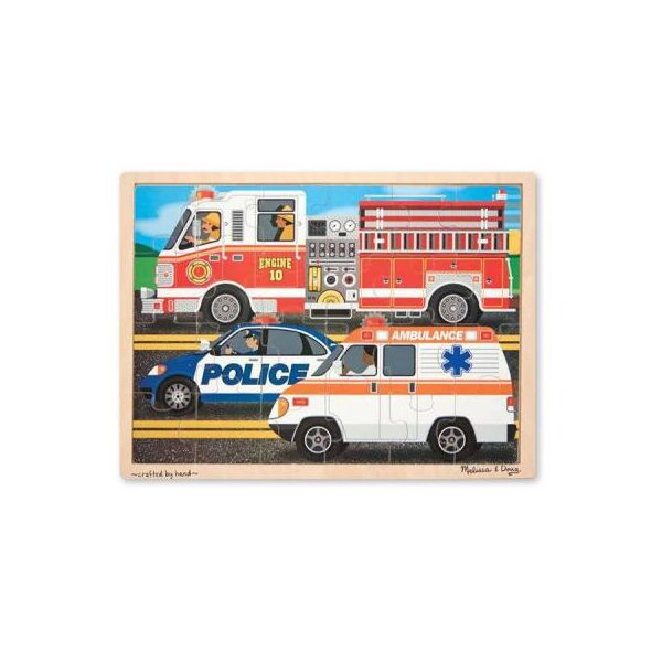 

Пазл Melissa&Doug Спецмашины, 24 элемента (MD9062)