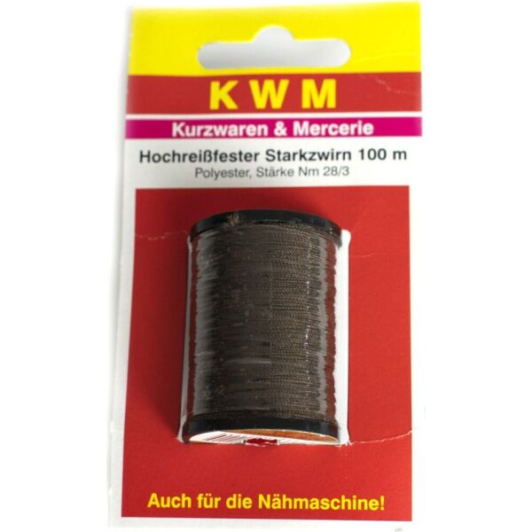 

Нить, 100 м KWM - темно коричневый K03-110106