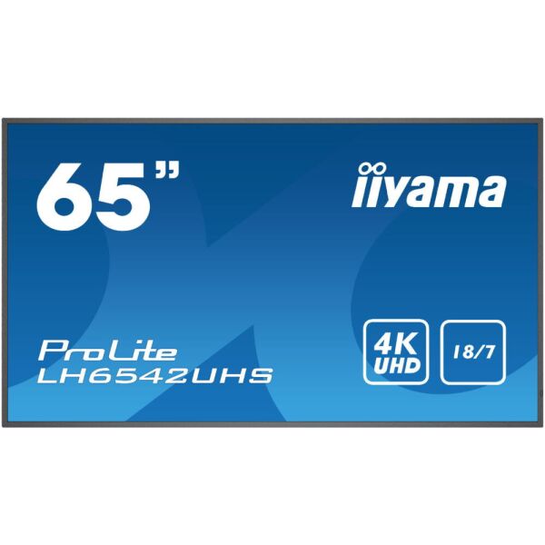 

Монитор Prezentacyjny Iiyama Lh6542Uhs-B1 Ips 4K