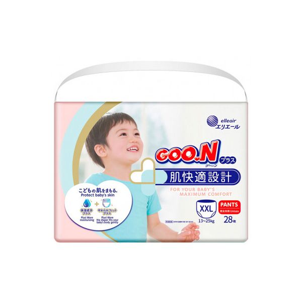 

Подгузник GOO.N Plus Трусики 13-25 кг XXL унисекс 28 шт (843351)