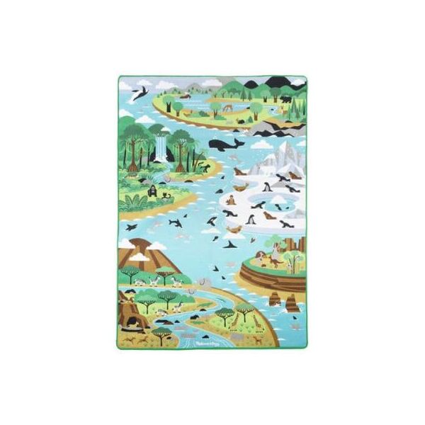 

Детский коврик Melissa&Doug Путешествие по миру с животными (MD15192)
