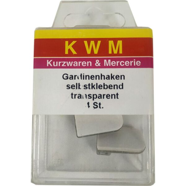 

Самоклеющиеся крючки - 4 штуки KWM - прозрачный-белый K03-110122