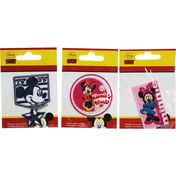 

Нашивка аппликация 3 шт "Mickey Mouse " Disney - разноцветный K10-110382