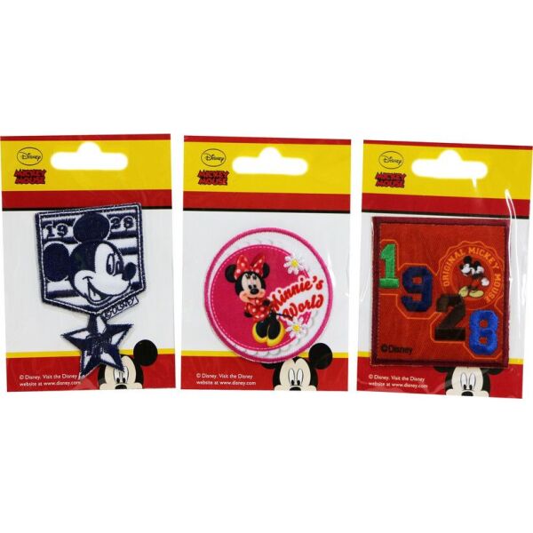 

Нашивка аппликация 3 шт "Mickey Mouse " Disney - разноцветный K10-110384