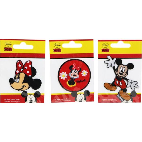 

Нашивка аппликация 3 шт "Mickey Mouse " Disney - разноцветный K10-110355