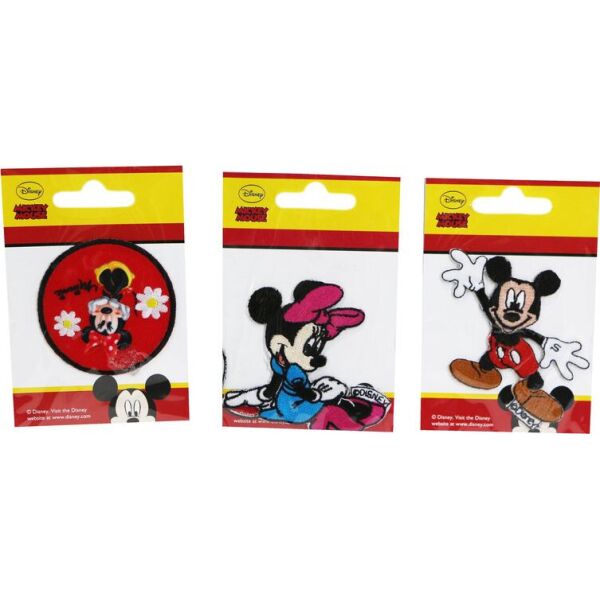 

Нашивка аппликация 3 шт "Mickey Mouse " Disney - разноцветный K10-110360