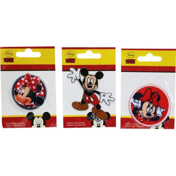 

Нашивка аппликация 3 шт "Mickey Mouse " Disney - разноцветный K10-110361