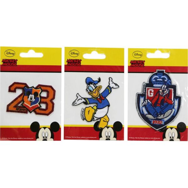 

Нашивка аппликация 3 шт "Mickey Mouse " Disney - разноцветный K10-110376