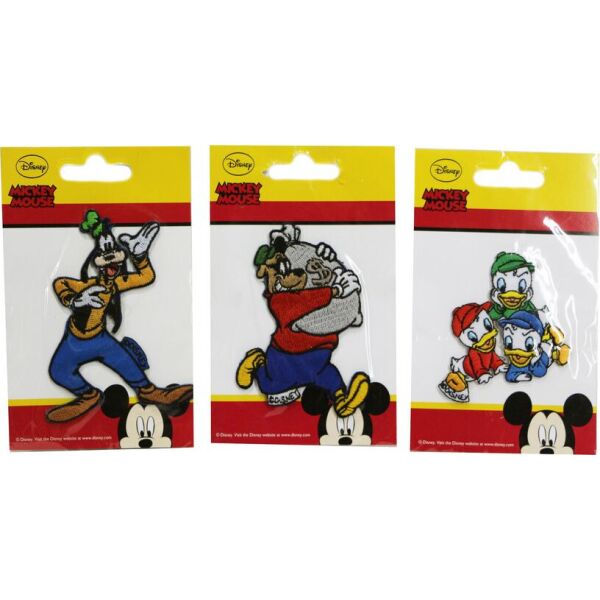 

Нашивка аппликация 3 шт "Mickey Mouse " Disney - разноцветный K10-110377