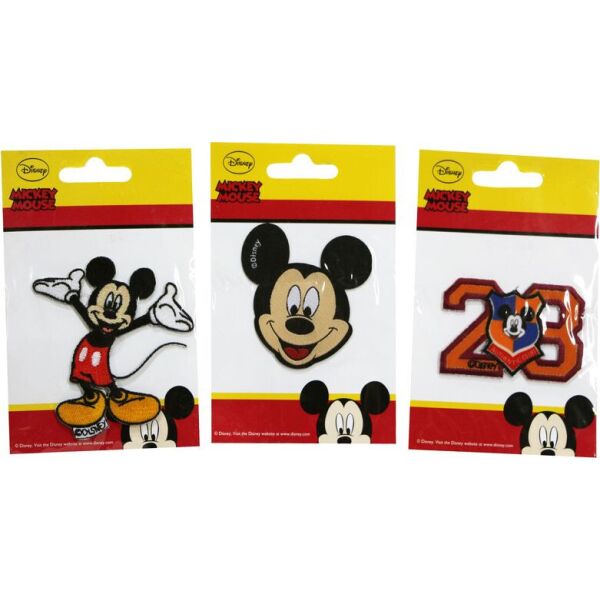 

Нашивка аппликация 3 шт "Mickey Mouse " Disney - разноцветный K10-110389