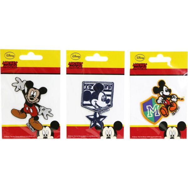

Нашивка аппликация 3 шт "Mickey Mouse " Disney - разноцветный K10-110392