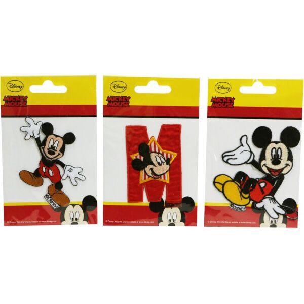 

Нашивка аппликация 3 шт "Mickey Mouse " Disney - разноцветный K10-110390