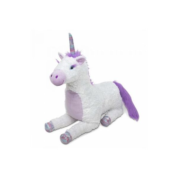 

Мягкая игрушка Melissa&Doug Гигантский радужный единорог городе, 106 см (MD30405)