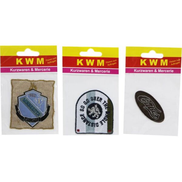 

Набор аппликаций (3 шт) KWM 14,5х9х1,5 разноцветный K10-550238