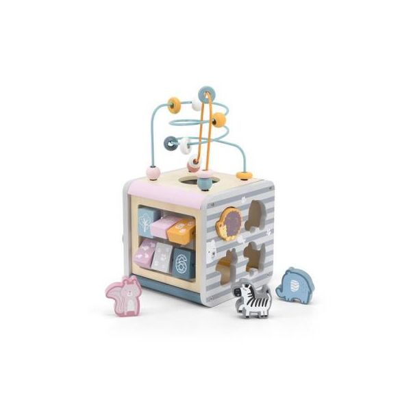 

Развивающая игрушка Viga Toys Игровой центр PolarB Кубик 5-в-1 (44030)