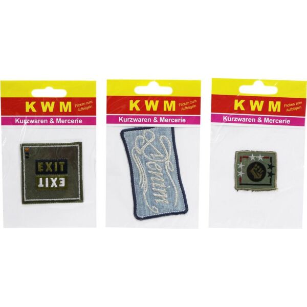 

Набор аппликаций (3 шт) KWM 14,5х9х1,5 разноцветный K10-550272