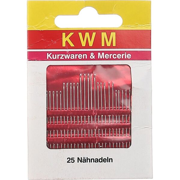 

Иглы для шитья 25 шт KWM - металик K02-110029