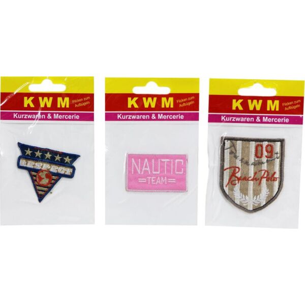 

Набор аппликаций (3 шт) KWM 14*9 см разноцветный K10-550223