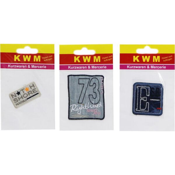 

Набор аппликаций (3 шт) KWM 14*9 см разноцветный K10-550270