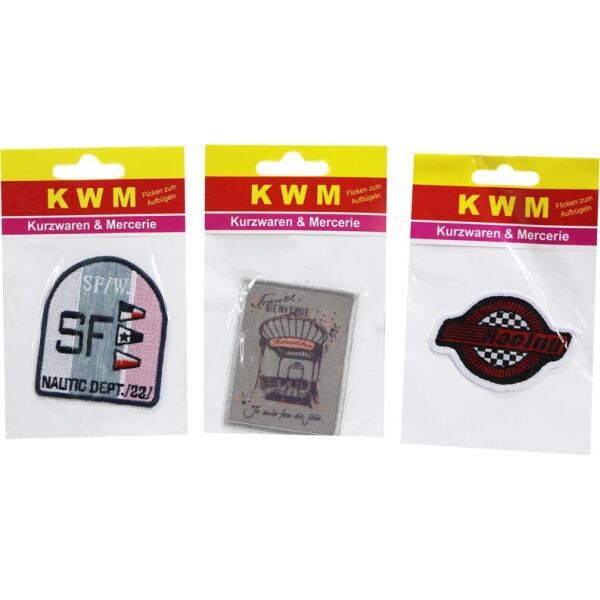 

Набор аппликаций (3 шт) KWM 14*9 см разноцветный K10-550292