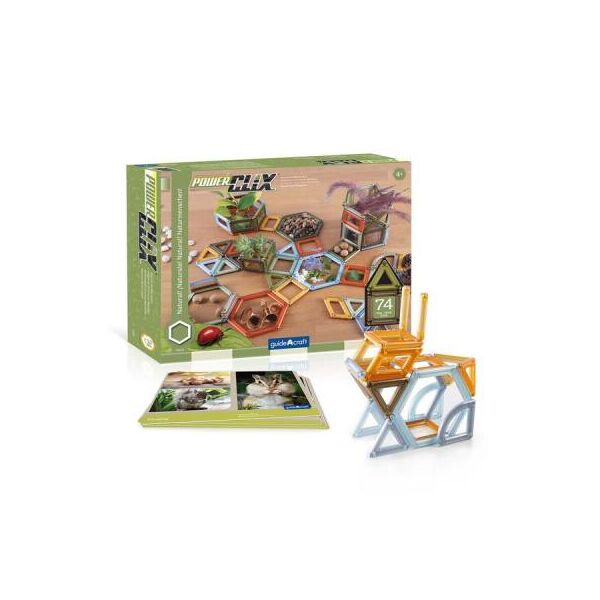 

Конструктор Guidecraft PowerClix Frames Natural 74 детали (G9204)