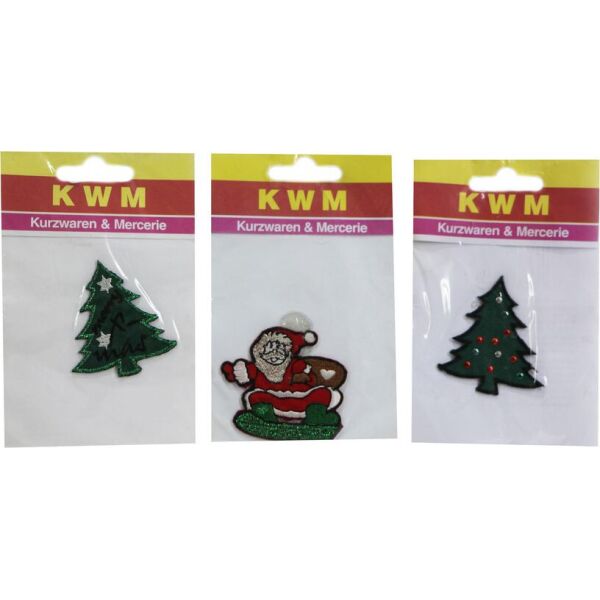 

Набор аппликаций New Year (3 шт) KWM 14 х 9 см разноцветный K10-550229